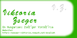 viktoria zseger business card